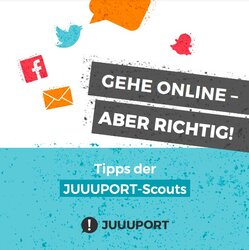 Broschüre "Gehe online – aber richtig!" Cover der Broschüre "Gehe online – aber richtig!"