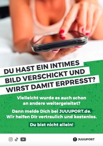 Poster über Sexting